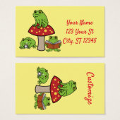 Kikkerkkikkers Thunder_Cove Visitekaartje (Voorkant /achterkant)