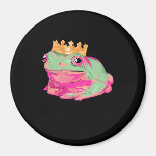 Kikkerkoning Funky Meme Klassieke Stijl Magneet