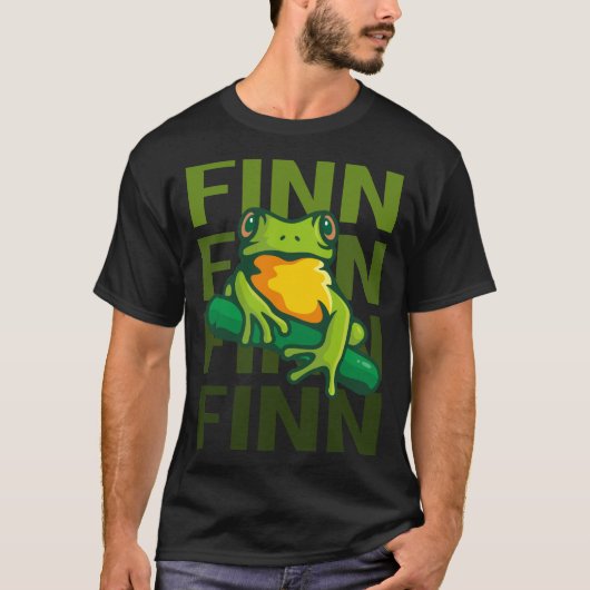 Kikkerkunst - Finse naam T-shirt (Voorkant)