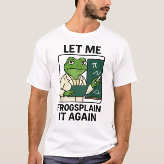 Kikkerleraar - Grappige klaslokaal schoolbord Cart T-shirt