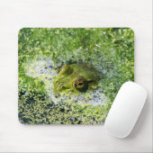 Kikkerogen in een hond muismat (Met muis)