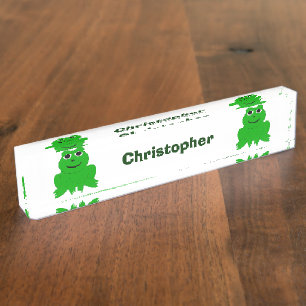 Kikkerontwerp Naambordje
