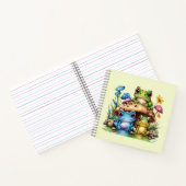 Kikkerpaddenstoel en kikker notitieboek (Binnen)