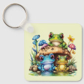 Kikkerpaddenstoel en kikker sleutelhanger (Voorkant)