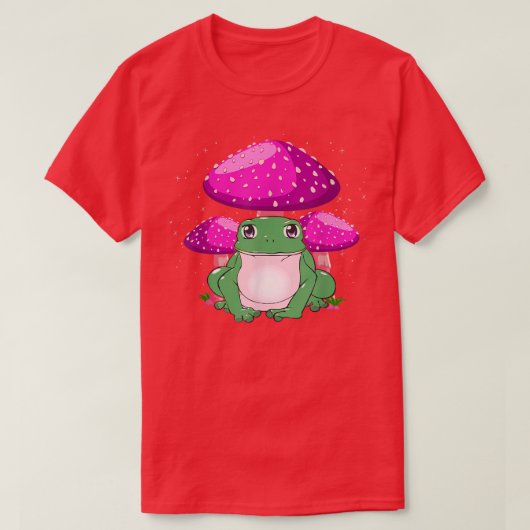 Kikkerpaddenstoelen Staarstaarten Goblincore Cotta T-shirt (Design voorkant)