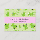 Kikkerpatroon, Kinder speelcentrum, activiteitence Visitekaartje (Voorkant)