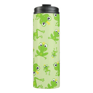 Kikkerpatroon, stekkikkers, groene kikkers, kikker thermosbeker