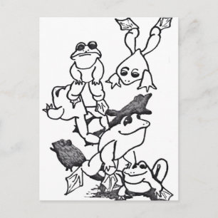 Kikkerpekel Briefkaart