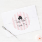 Kikkerprins Charming Ronde Sticker (Envelop)