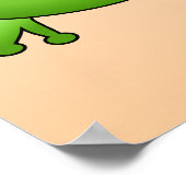 Kikkerprins en Kikkerprinses, met hart. Poster (Hoek)