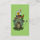 Kikkerprinses op het Visitekaartje van de troon (Achterkant)