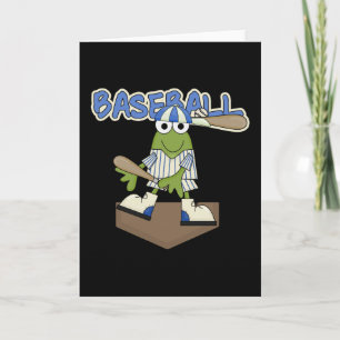 Kikkers Baseball Thuisplaat T-shirts en Cadeaus Kaart