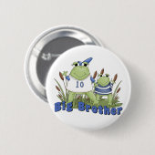 Kikkers Big Brother Ronde Button 5,7 Cm (Voorkant /achterkant)