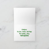 Kikkers, de Verjaardag van de Kleinzoon Kaart (Binnen)