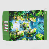 Kikkers Dier Golf Handdoek (Horizontaal)