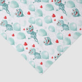 Kikkers en harten kikkers als ballonnen tissuepapier (Detail)