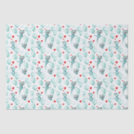 Kikkers en harten kikkers als ballonnen tissuepapier