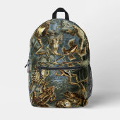  Kikkers en Toads Batrachia van Ernst Haeckel Bedrukte Rugzak (Voorkant)