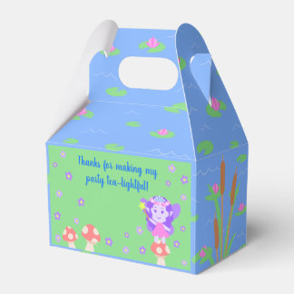 Kikkers & Fairies Tea Party Dank u Favor Box Bedankdoosjes