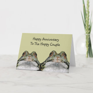 Kikkers, Hoppy Couple: Gelukkig Jubileum: Kunst Kaart