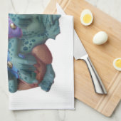 Kikkers ontwerp theedoek (Quarter Fold)