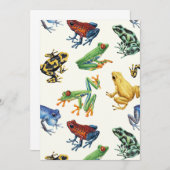 Kikkers op natuurlijk wit (Voorkant / Achterkant)