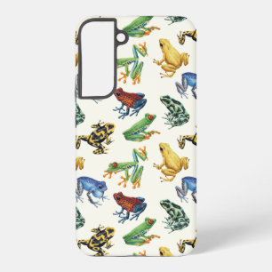 Kikkers op natuurlijk wit samsung galaxy hoesje