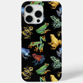 Kikkers op zwart Case-Mate iPhone case (Achterkant)