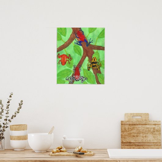 Kikkers Poster (Keuken)