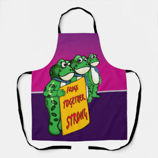 Kikkers Samen Sterk Schort