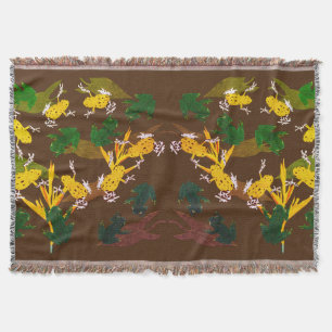 Kikkers van regenwoud deken