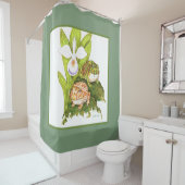 kikkers voor paarden douchegordijn (In situ)