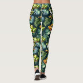 Kikkers Waterverf Kunst Leggings (Achterkant)