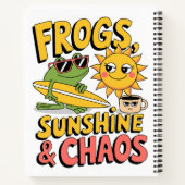 Kikkers, zonneschijn en chaos - Fun Summer Notitieboek (Achterkant)