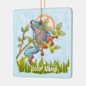 kikkerschuilplaats keramisch ornament (Links)