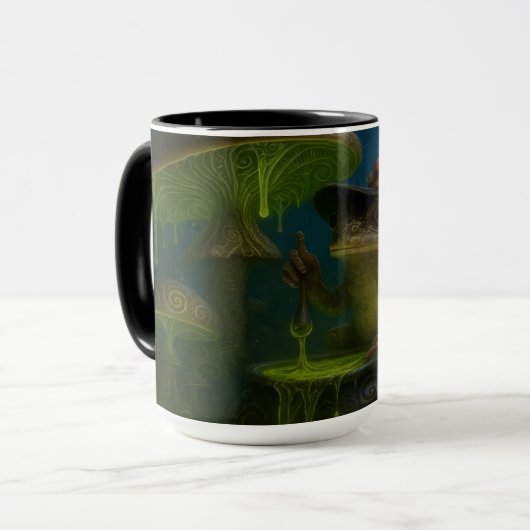 Kikkerstoofpot Mok (Voorkant links)