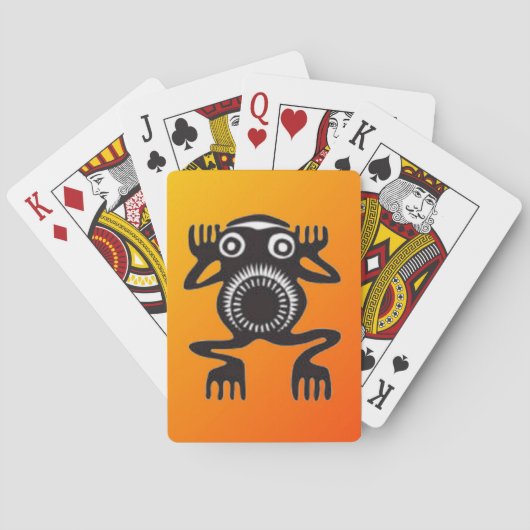 Kikkersymbool Speelkaarten (Achterkant)