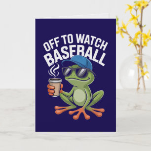 Kikkertje gaat naar het honkbal Sportief Kikkertje Kaart