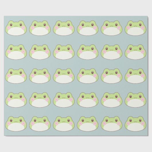 Kikkerverjaardag Kinder kunst Cadeaupapier (Vlak)