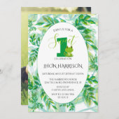 Kikkerverjaardagsfeestje Kikkerthemauitnodiging Kaart (Voorkant / Achterkant)