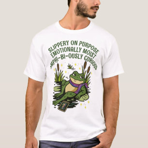 Kikkervis Bekende: Glibberig, Vochtig & Amfi-bi-ee T-shirt