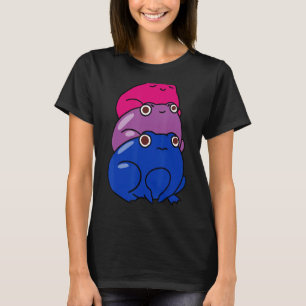 Kikkervis Bisexuis Vlag Bisexual Lgbt Pride Mo T-shirt