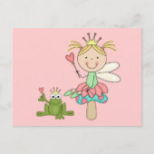 Kikkervis - Blond T-shirts en cadeautjes Briefkaart (Voorkant)