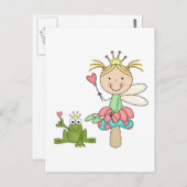 Kikkervis - Blond T-shirts en cadeautjes Briefkaart (Voorkant / Achterkant)