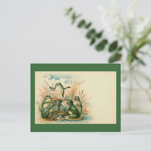 "Kikkervis" Briefkaart (Staand voorkant)