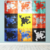 Kikkervis Canvas Afdruk (Insitu (Houten vloer))
