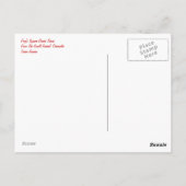 Kikkervis-kanselierthee,s Briefkaart (Achterkant)