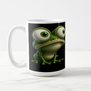 Kikkervis met grote ogen koffiemok