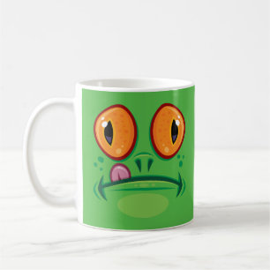Kikkervis met tong cartoon koffiemok