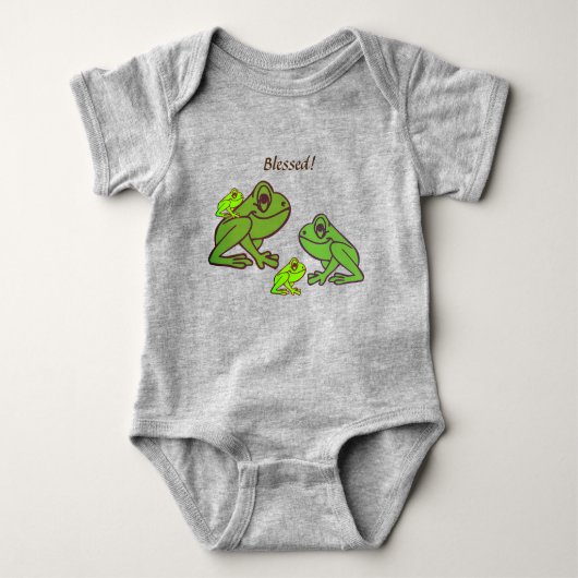Kikkervisje Fun Baby Body Romper (Voorkant)
